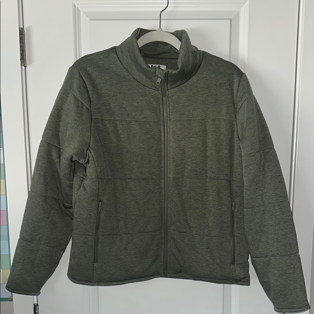 Three Dots Olive Green Jacket